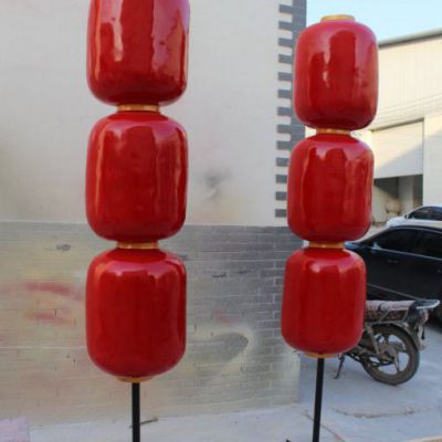 玻璃钢街道灯雕塑