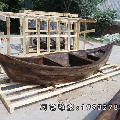 户外玻璃钢船景观雕塑
