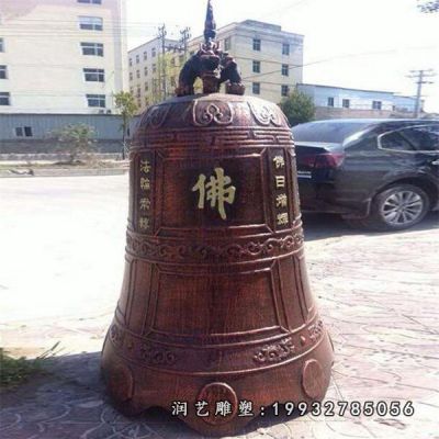铜雕园林钟雕塑
