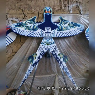 不锈钢风筝景观雕塑