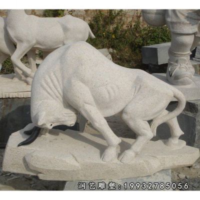 商场牛动物石雕