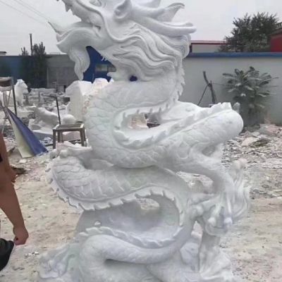 商场龙动物石雕