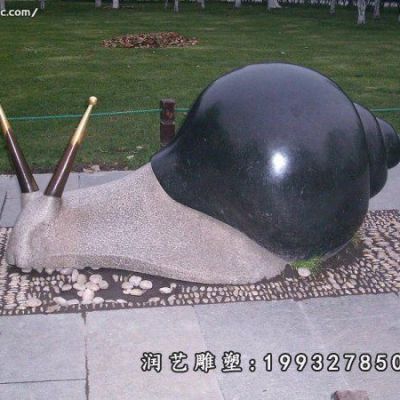 广场蜗牛动物石雕