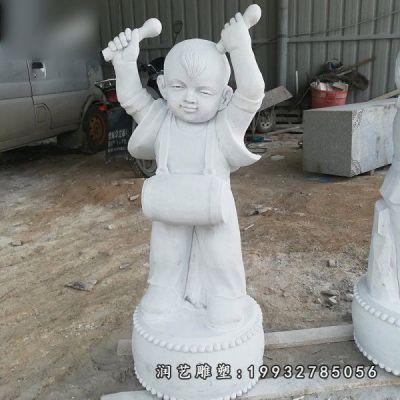 园林儿童人物石雕