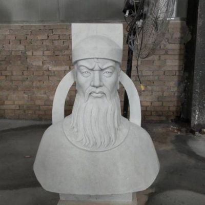 商场包公人物石雕