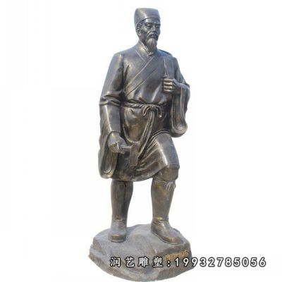 学校李时珍人物铜雕