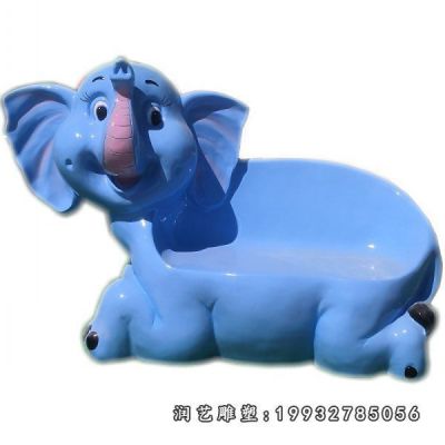 街道玻璃钢座椅雕塑