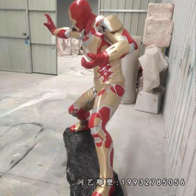 企业玻璃钢卡通雕塑