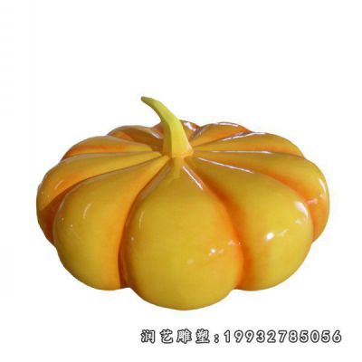 草坪玻璃钢南瓜仿真雕塑