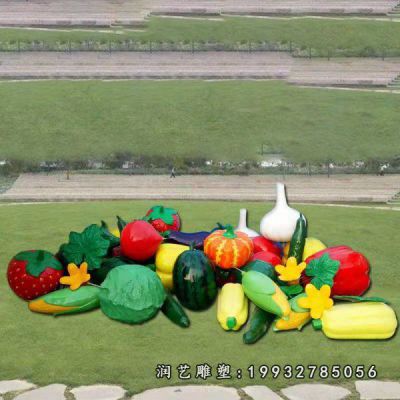 景区玻璃钢蔬菜雕塑