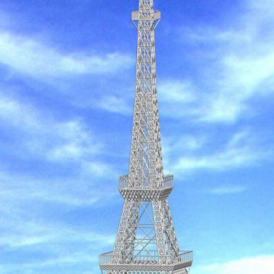 园林不锈钢标志雕塑