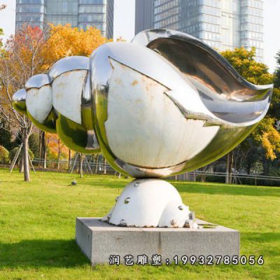 园林不锈钢动物雕塑