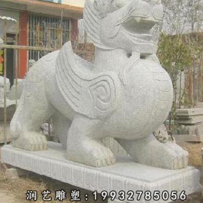 商场貔貅动物石雕