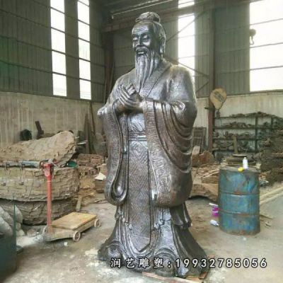 景区老子人物铜雕