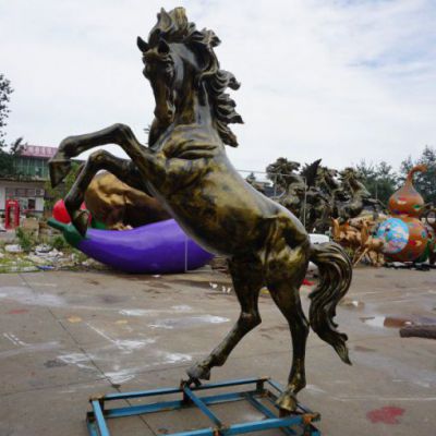 公司动物马铜雕