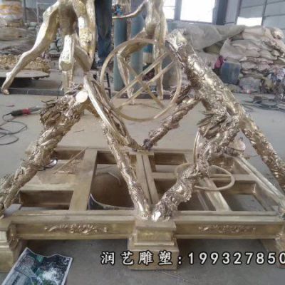 广场浑天仪景观铜雕
