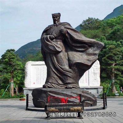 学校诸葛亮人物铜雕