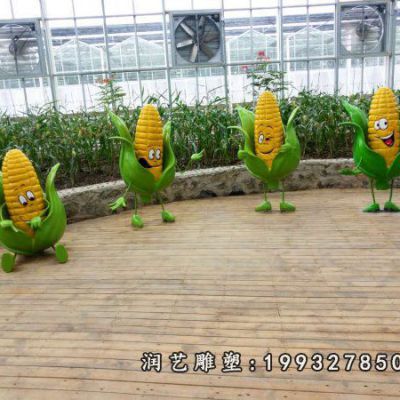 公司玻璃钢玉米雕塑