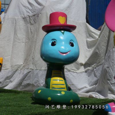 公园玻璃钢十二生肖雕塑