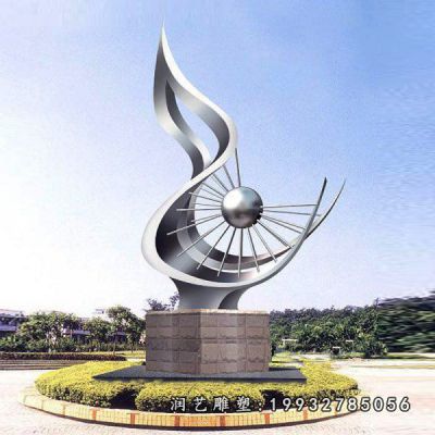 广场不锈钢辉煌雕塑