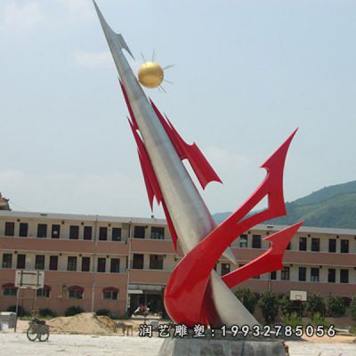 景区不锈钢和谐雕塑