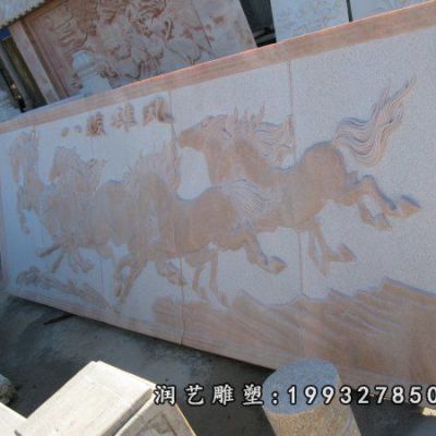 庭院石浮雕景观雕塑