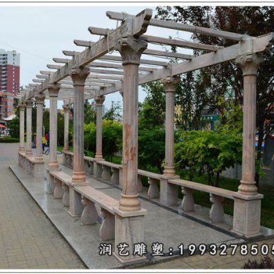 广场景观长廊石雕