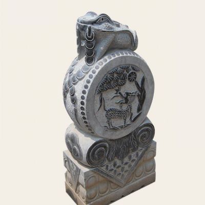 庭院景观门墩石雕