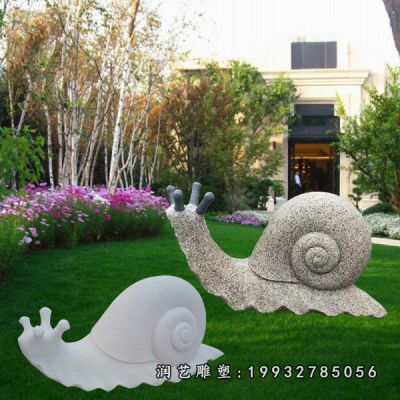 游乐场蜗牛动物石雕