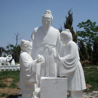 校园孔融让梨石雕