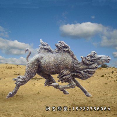 商场骆驼动物铜雕