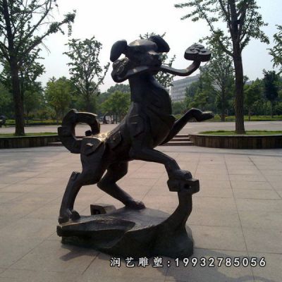 公园动物十二生肖铜雕