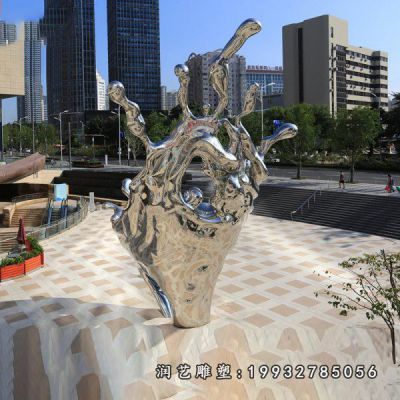 园林不锈钢水花雕塑