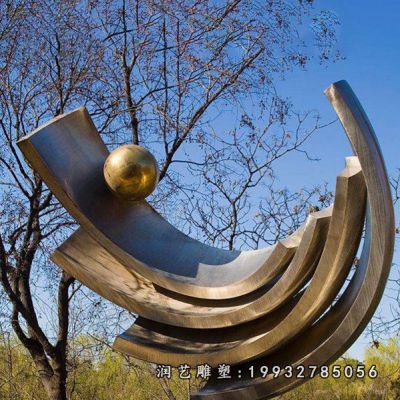 公园不锈钢景观雕塑
