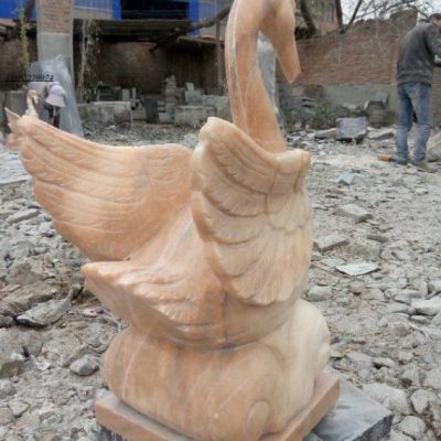 医院动物天鹅石雕