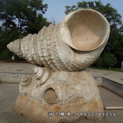 街道景观海螺石雕