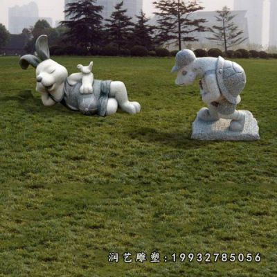 景区动物兔子动物