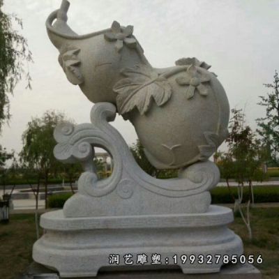 广场景观葫芦石雕