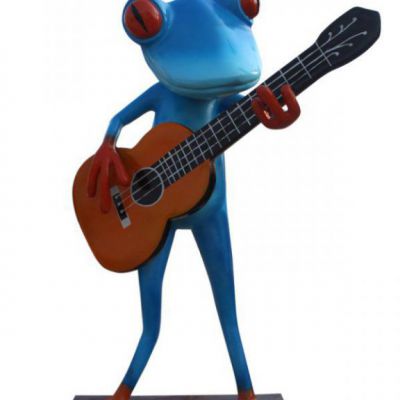 庭院玻璃钢青蛙雕塑