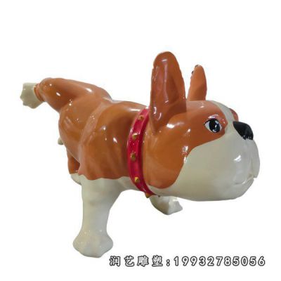 景区玻璃钢动物狗雕塑