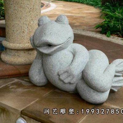 公司动物青蛙石雕