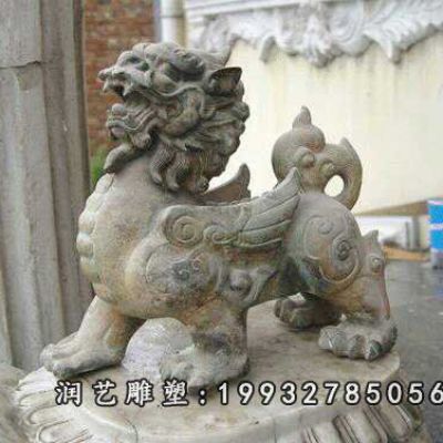 酒店动物貔貅石雕