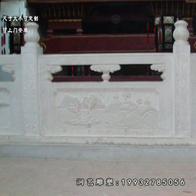 校园景观栏板石雕