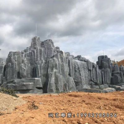 草坪景观假山石雕
