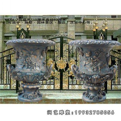 小区景观花盆石雕