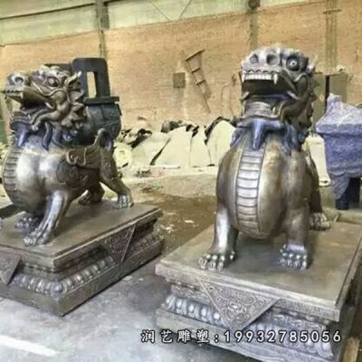 庭院动物貔貅铜雕