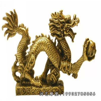 商业街动物龙铜雕
