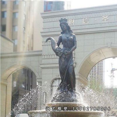 园林景观喷泉铜雕