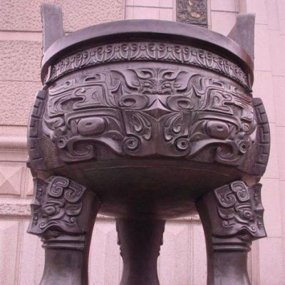 小区景观香炉铜雕