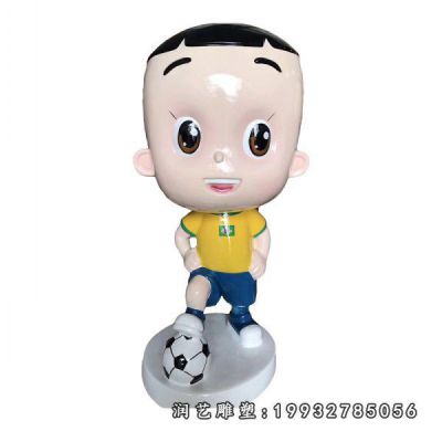 学校玻璃钢大头儿子雕塑